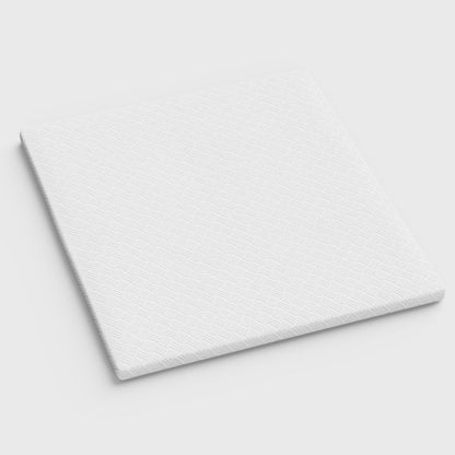 4" White Memory Foam Twin Mattress Topper HomeRoots