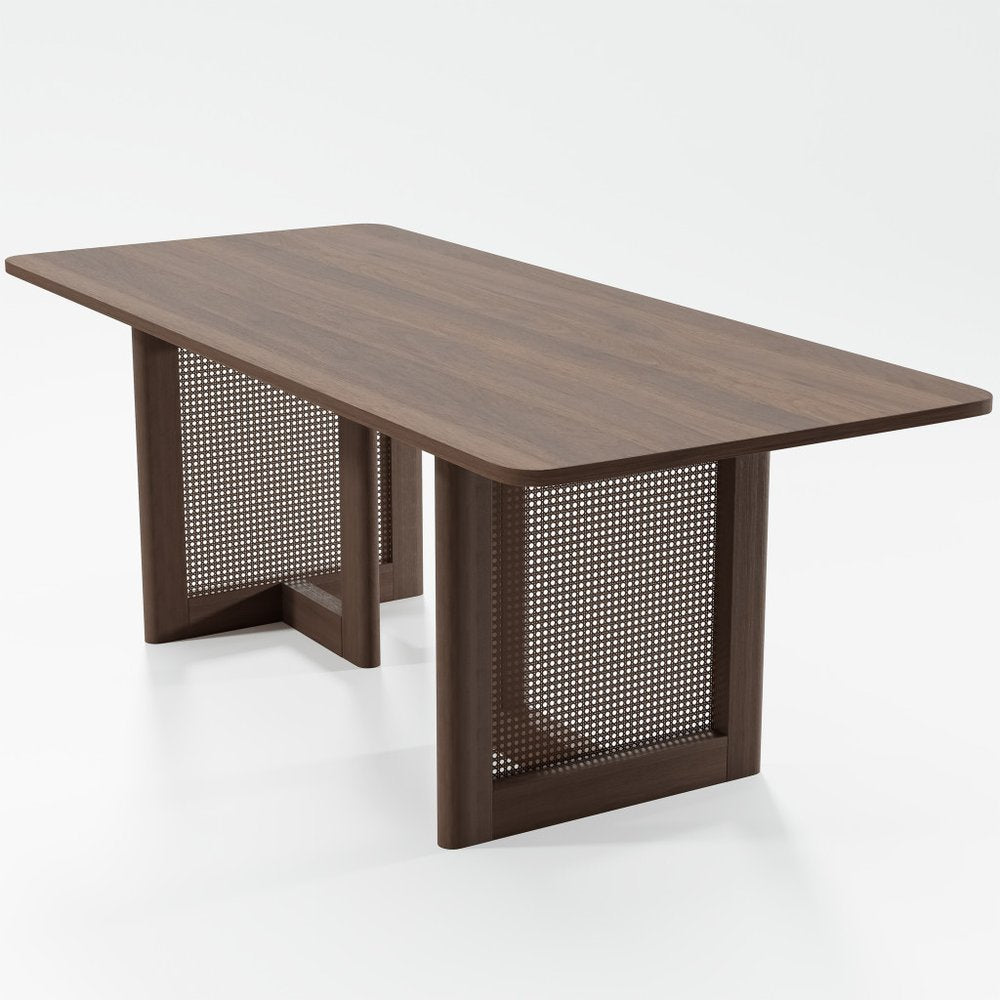 33" Brown Solid Wood Rectangular Bar Table HomeRoots