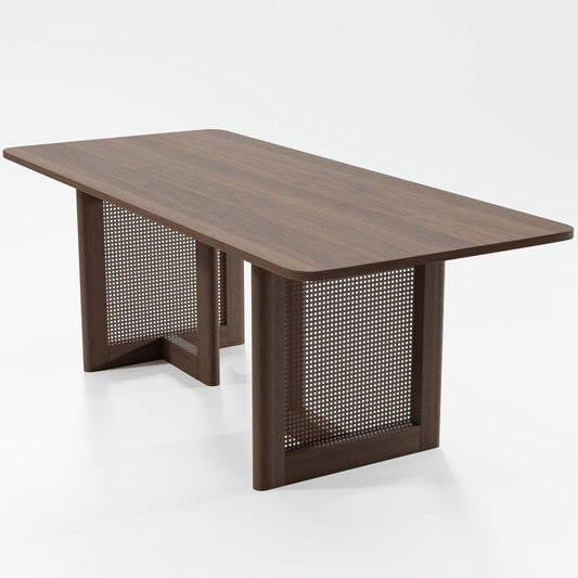 33" Brown Solid Wood Rectangular Bar Table HomeRoots