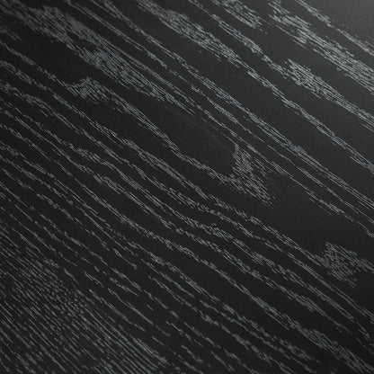 45" Black Solid Wood Rounded Bar Table HomeRoots