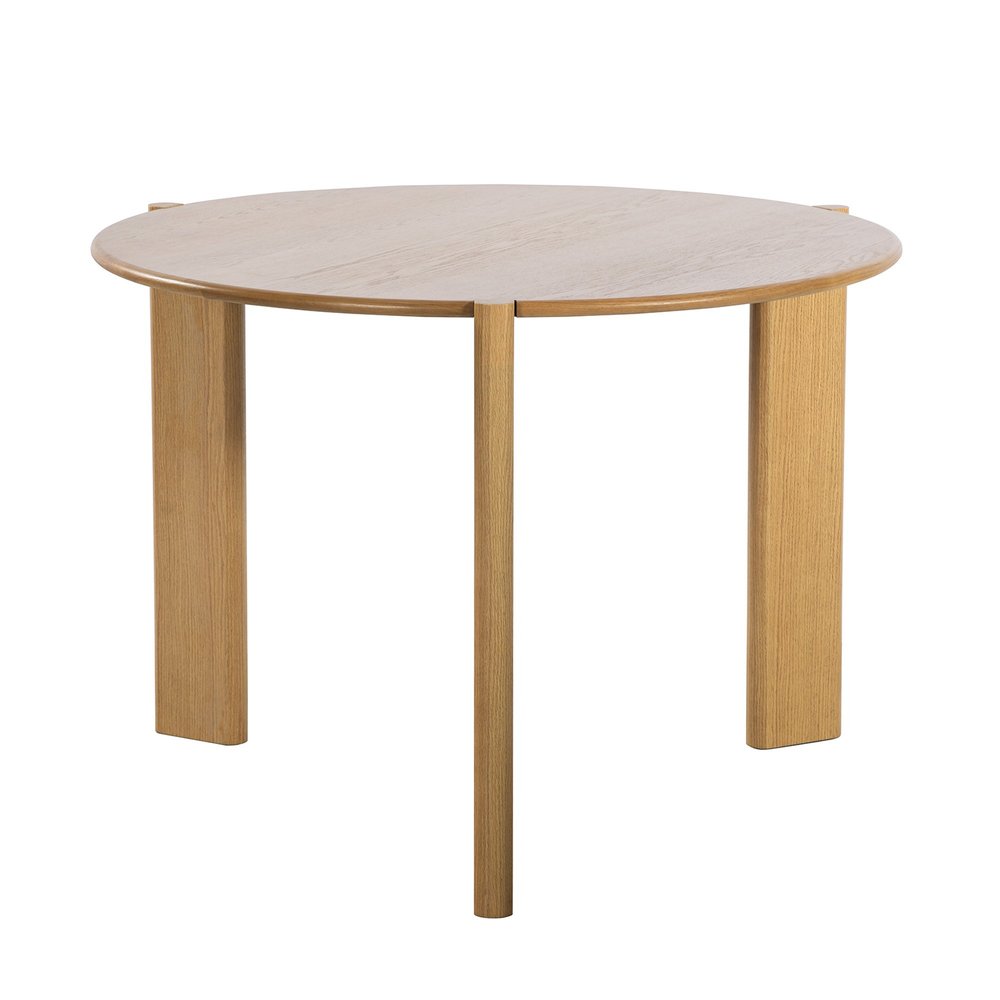 42" Natural Solid Wood Three Leg Base Round Top Dining Table HomeRoots