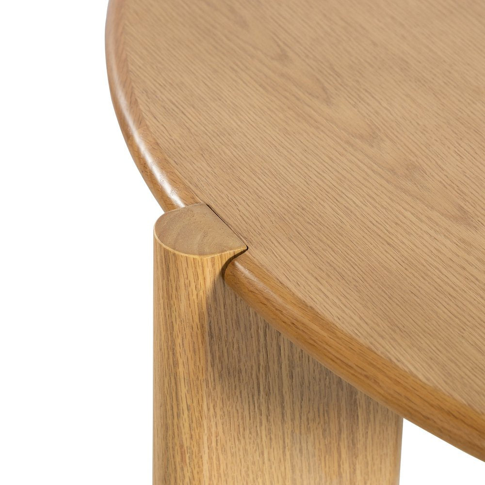 42" Natural Solid Wood Three Leg Base Round Top Dining Table HomeRoots