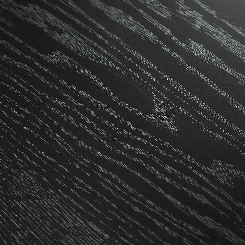 33" Black Solid Wood Pedestal Base Oval Dining Table HomeRoots