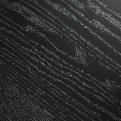 67" Black Solid Wood Sled Base Oval Dining Table HomeRoots