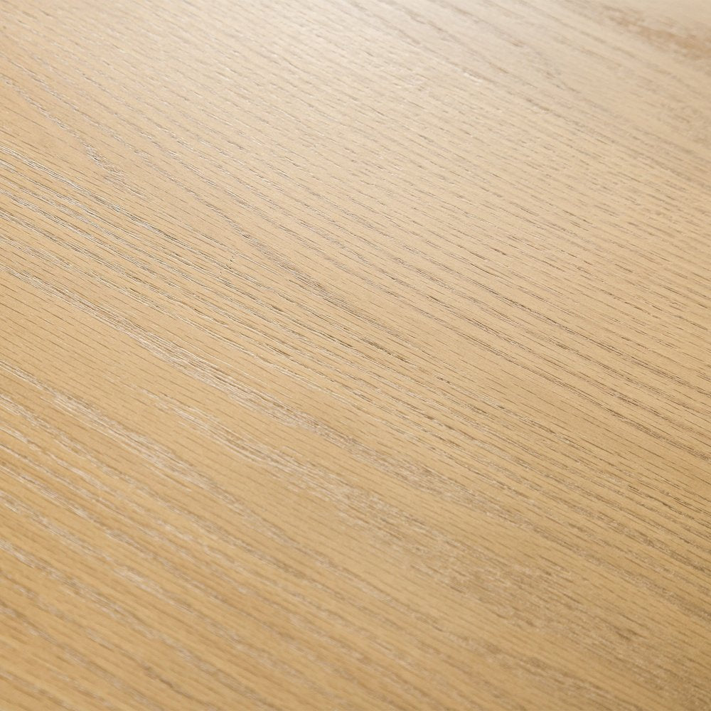 67" Natural Solid Wood Double Pedestal Base Oval Dining Table HomeRoots