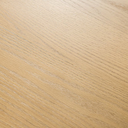 67" Natural Solid Wood Double Pedestal Base Oval Dining Table HomeRoots