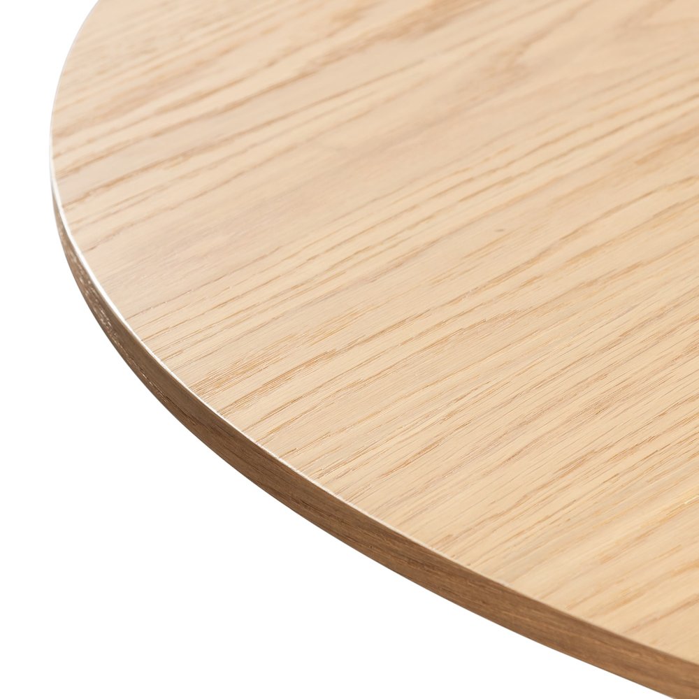 52" Natural Wood And Rattan Pedestal Base Round Top Dining Table HomeRoots