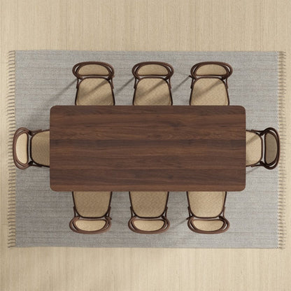 79" Walnut Wood Square Bar Table HomeRoots