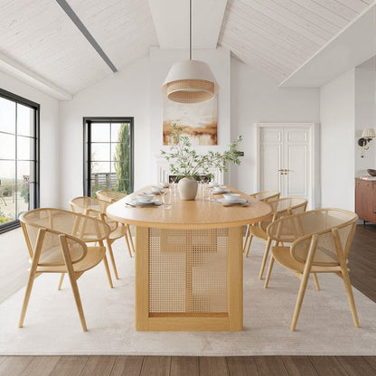 79" Unfinished Wood Oval Bar Table HomeRoots