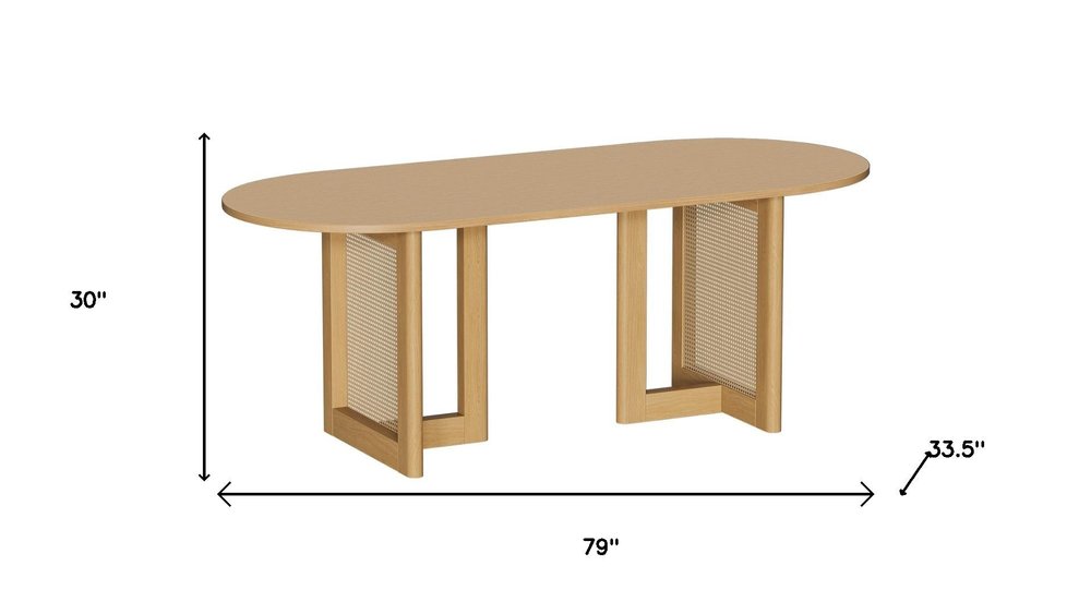 79" Unfinished Wood Oval Bar Table HomeRoots