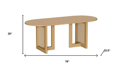 79" Unfinished Wood Oval Bar Table HomeRoots