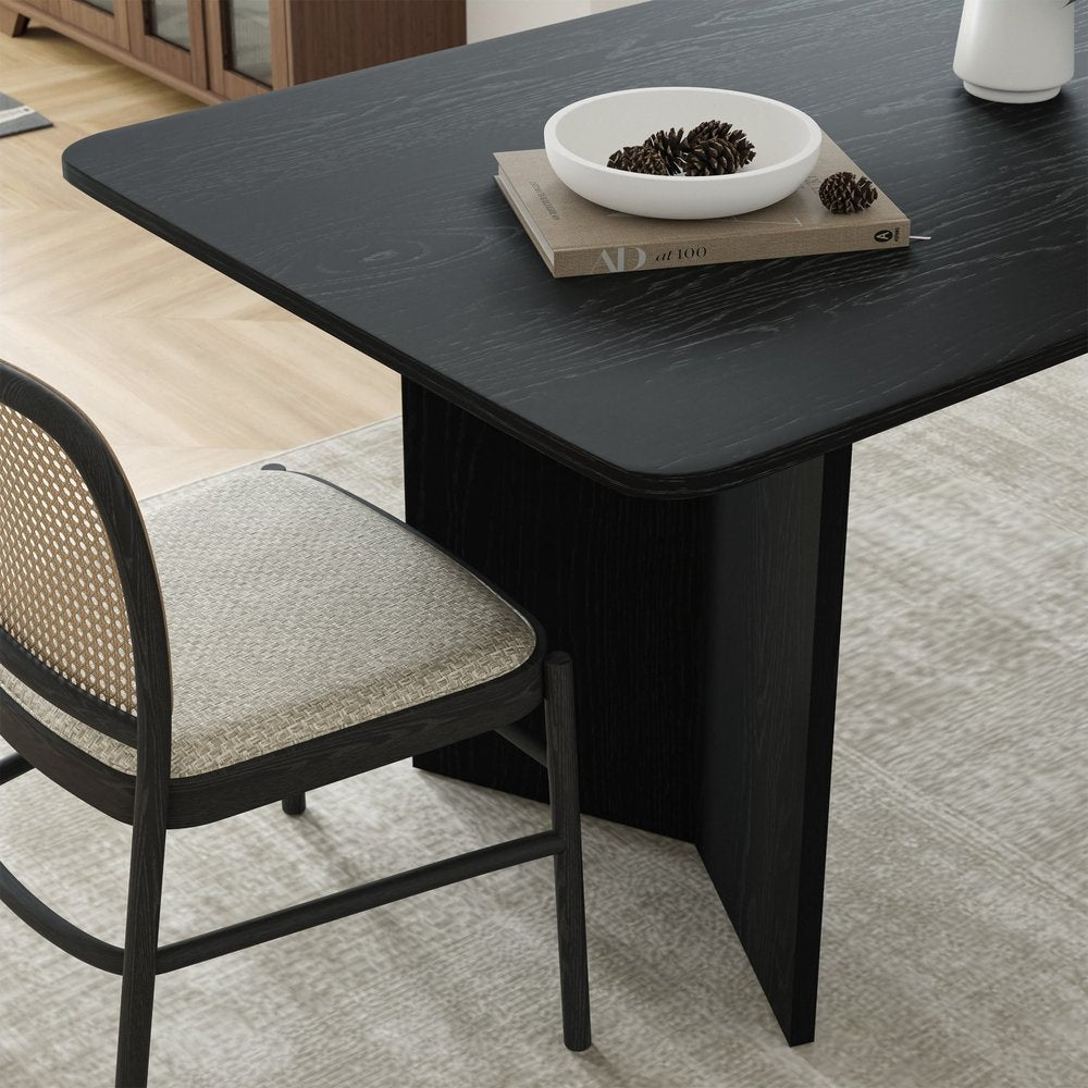 79" Black Wood Square Bar Table HomeRoots