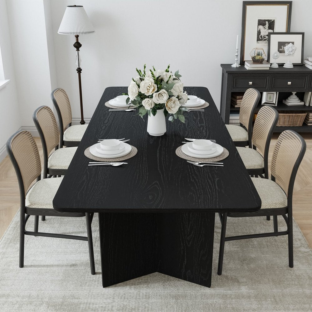 79" Black Wood Square Bar Table HomeRoots