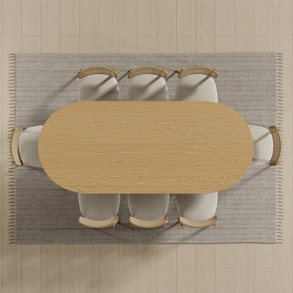 79" Unfinished Wood Oval Bar Table HomeRoots