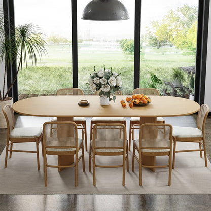 79" Unfinished Wood Oval Bar Table HomeRoots