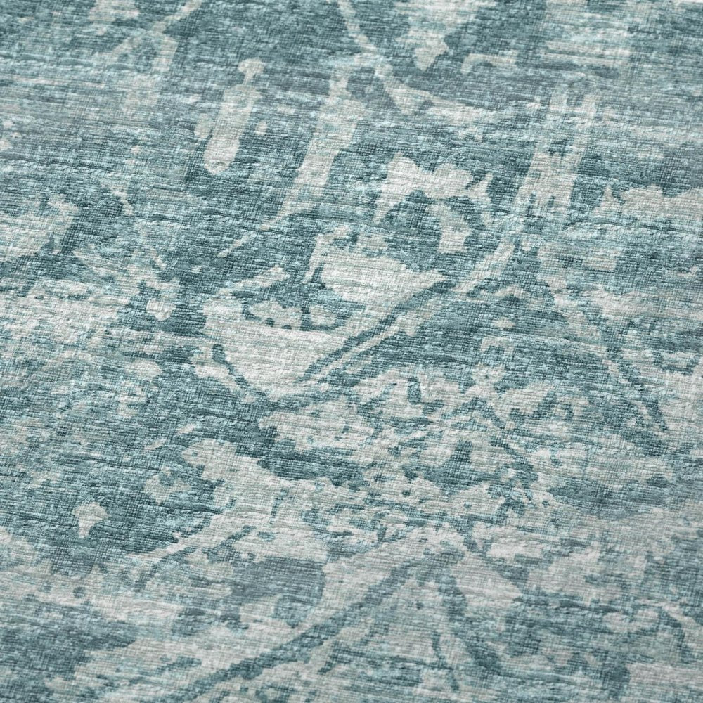 50" X 70" Blue And Ivory Damask Plush Throw Blanket HomeRoots