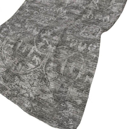 50" X 70" Charcoal And Gray Damask Polyester Woven Plush Throw Blanket HomeRoots