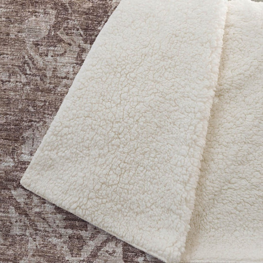 50" X 70" Chocolate And Beige Damask Polyester Woven Plush Throw Blanket HomeRoots