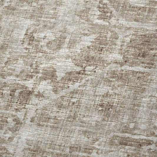 50" X 70" Beige And Ivory Damask Polyester Woven Plush Throw Blanket HomeRoots