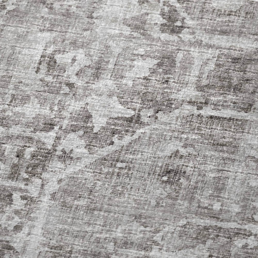 50" X 70" Gray And Charcoal Damask Polyester Woven Plush Throw Blanket HomeRoots