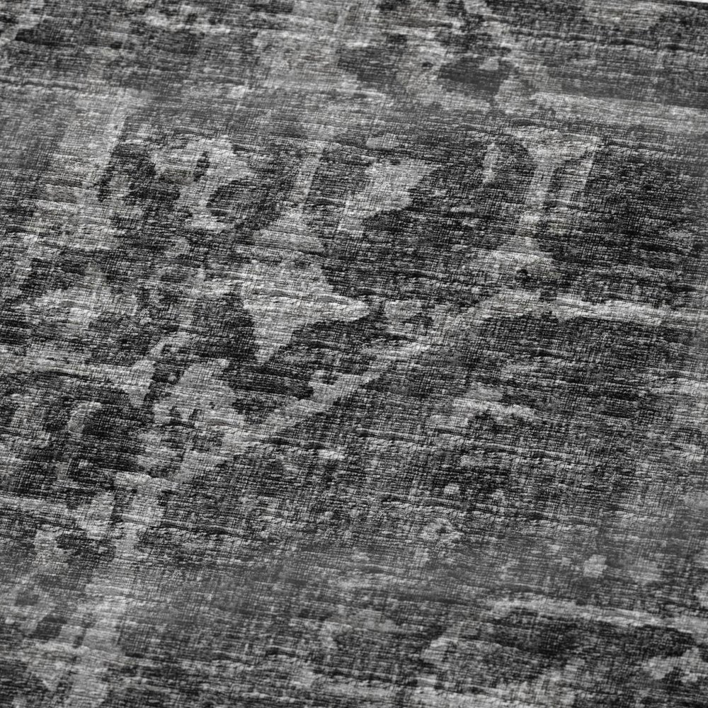 50" X 70" Black And Gray Damask Polyester Woven Plush Throw Blanket HomeRoots