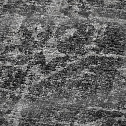 50" X 70" Black And Gray Damask Polyester Woven Plush Throw Blanket HomeRoots