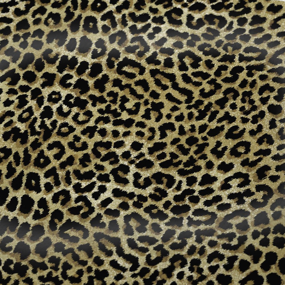 50" X 70" Beige And Black Leopard Plush Throw Blanket HomeRoots