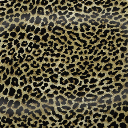 50" X 70" Beige And Black Leopard Plush Throw Blanket HomeRoots
