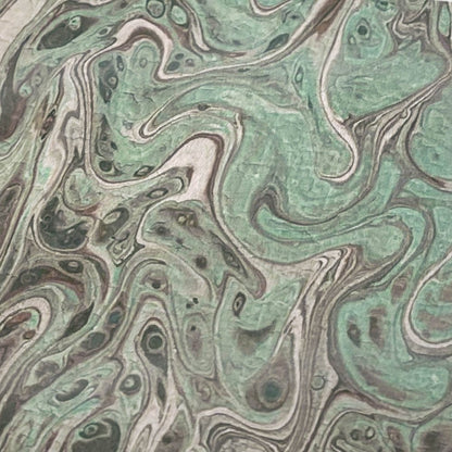 50" X 70" Mint Green And Ivory Abstract Polyester Woven Plush Throw Blanket HomeRoots