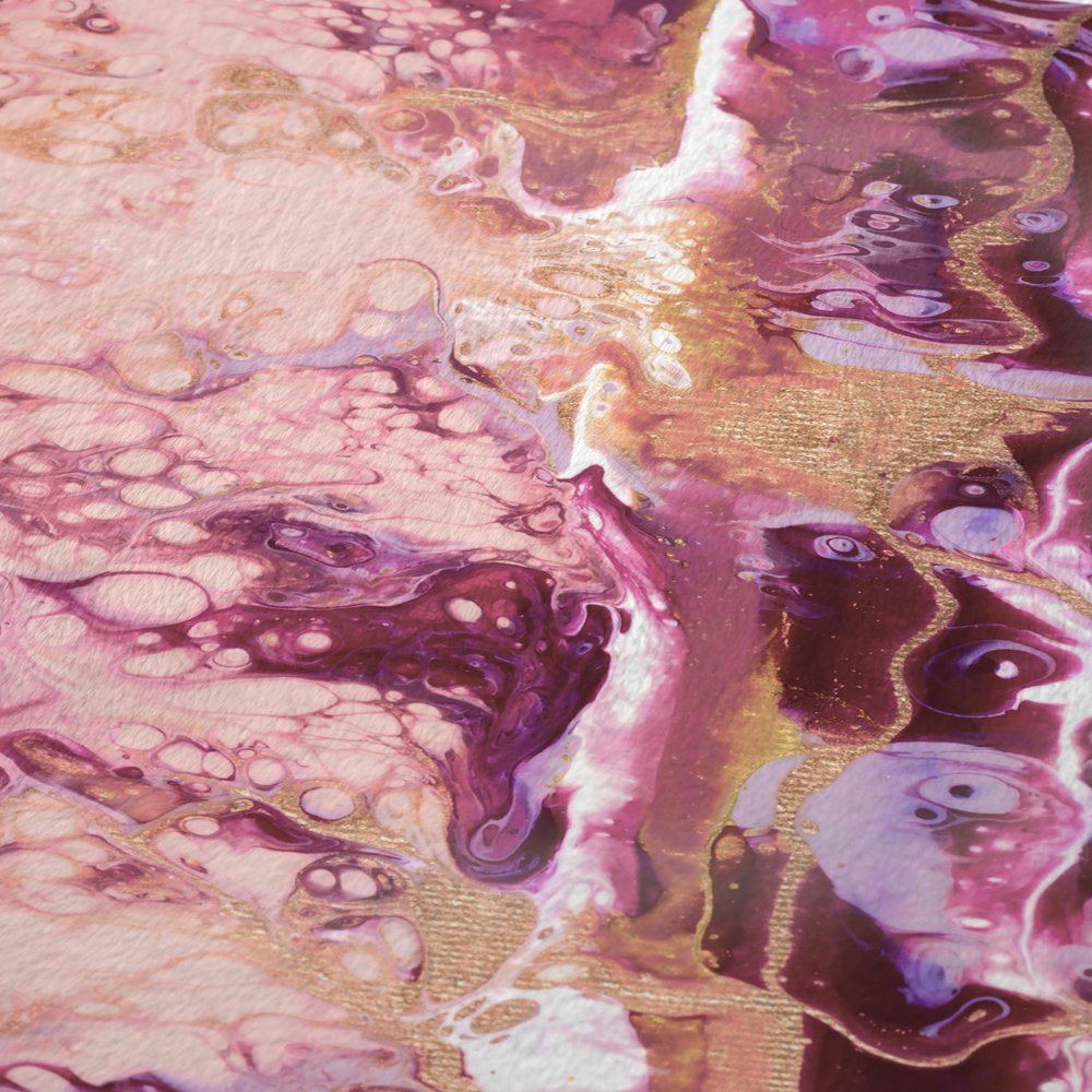 50" X 70" Pink And Ivory Abstract Polyester Woven Plush Throw Blanket HomeRoots