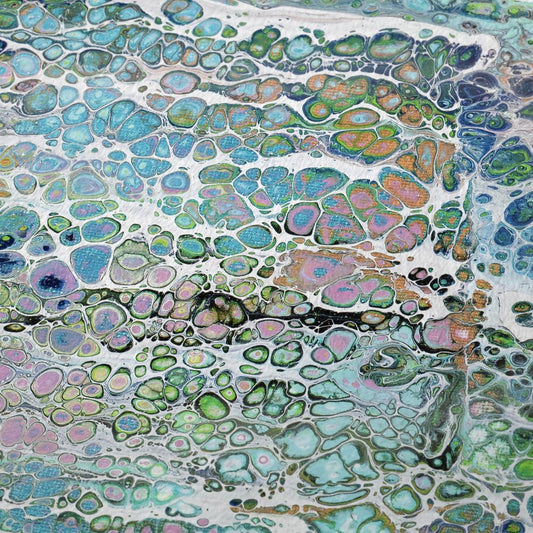 50" X 70" Blue Gold And Pink Abstract Plush Throw Blanket HomeRoots