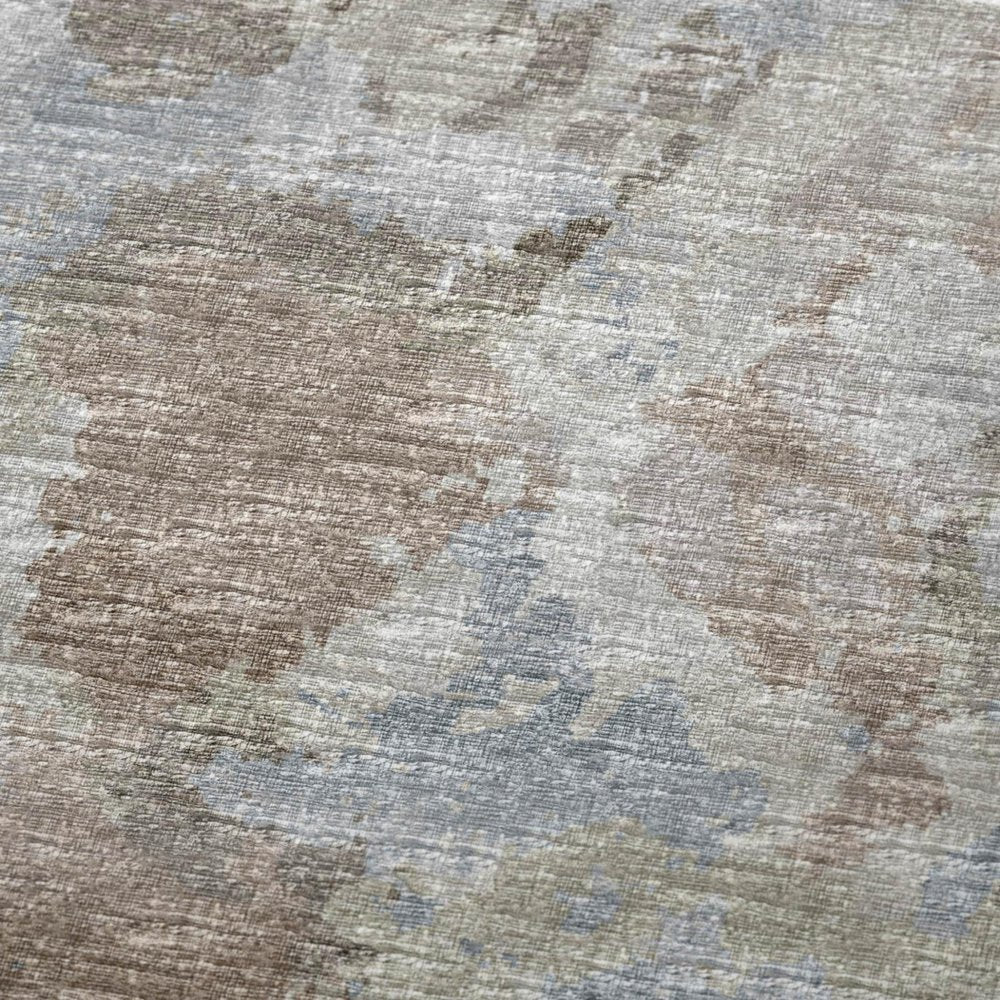 50" X 70" Gray And Coffee Abstract Plush Throw Blanket HomeRoots