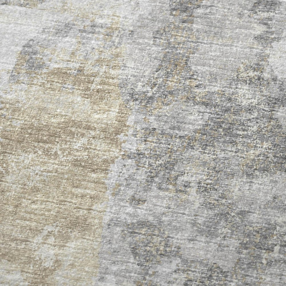 50" X 70" Ivory And Beige Abstract Plush Throw Blanket HomeRoots