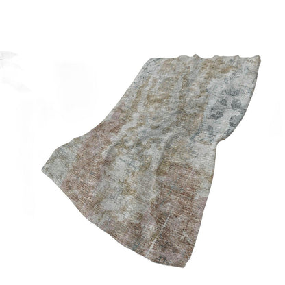 50" X 70" Beige Gray And Ivory Abstract Plush Throw Blanket HomeRoots