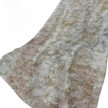 50" X 70" Beige Gray And Ivory Abstract Plush Throw Blanket HomeRoots