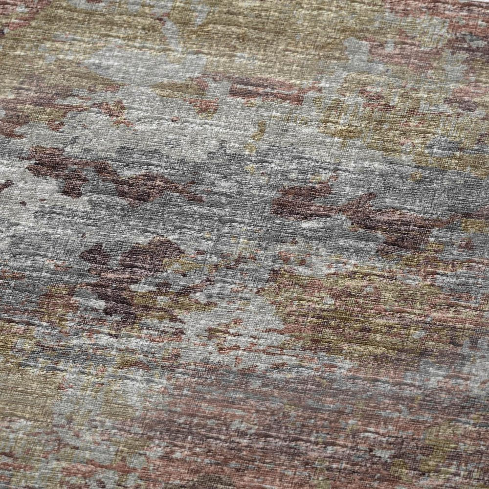 50" X 70" Mauve Copper And Silver Abstract Plush Throw Blanket HomeRoots