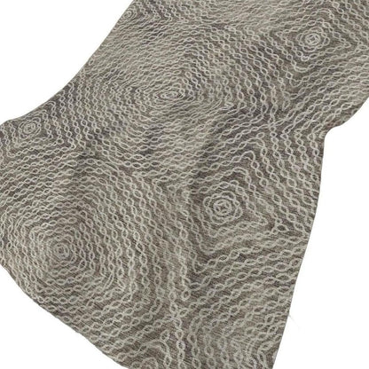 50" X 70" Chocolate And Beige Abstract Polyester Woven Plush Throw Blanket HomeRoots