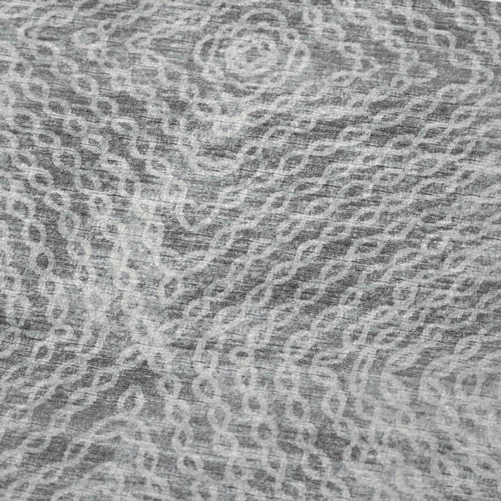 50" X 70" Charcoal And Gray Abstract Plush Throw Blanket HomeRoots