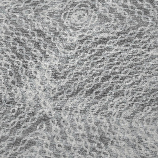 50" X 70" Charcoal And Gray Abstract Plush Throw Blanket HomeRoots