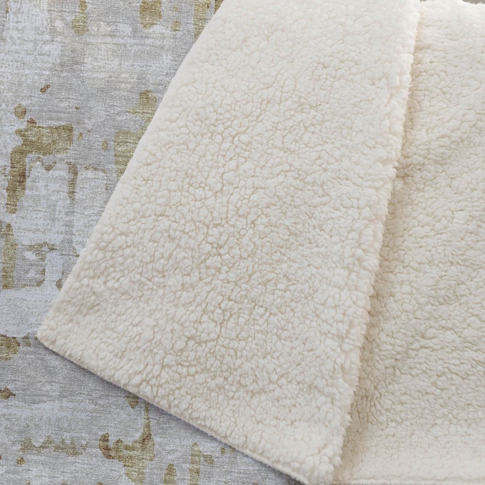50" X 70" Coffee And Beige Abstract Polyester Woven Plush Throw Blanket HomeRoots