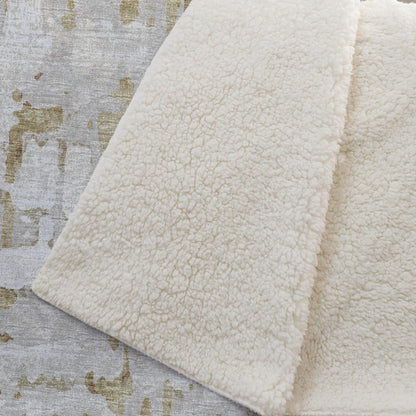 50" X 70" Coffee And Beige Abstract Polyester Woven Plush Throw Blanket HomeRoots