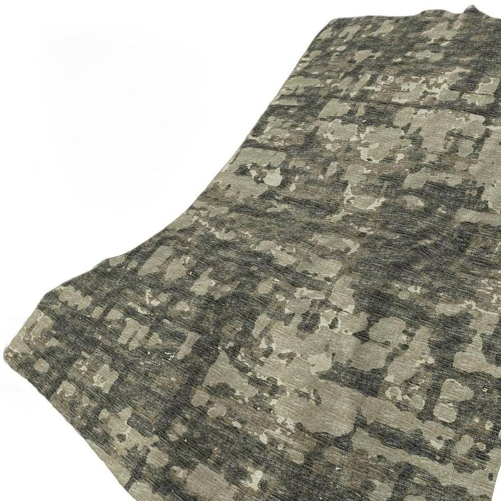 50" X 70" Coffee And Beige Abstract Polyester Woven Plush Throw Blanket HomeRoots