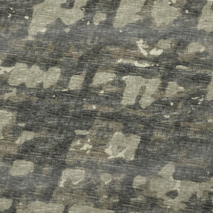 50" X 70" Coffee And Beige Abstract Polyester Woven Plush Throw Blanket HomeRoots