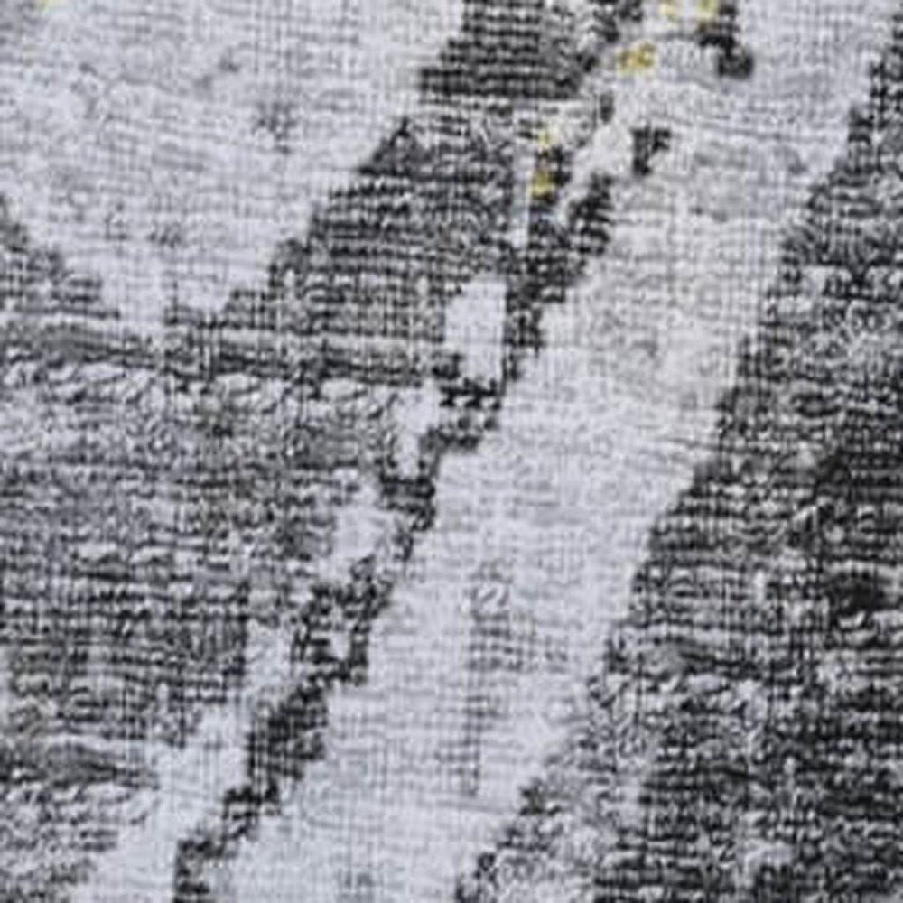 50" X 70" Gold And Gray Abstract Polyester Woven Plush Throw Blanket HomeRoots