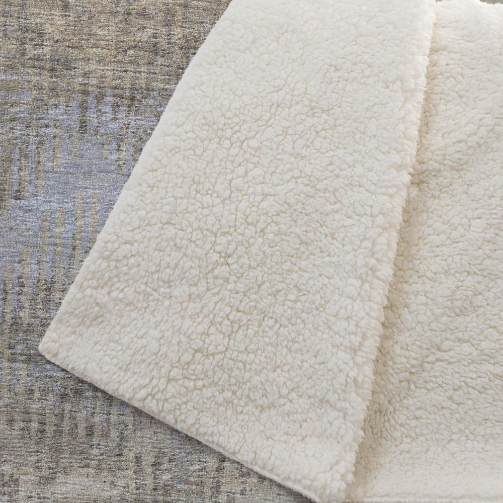 50" X 70" Chocolate And Beige Geometric Plush Throw Blanket HomeRoots