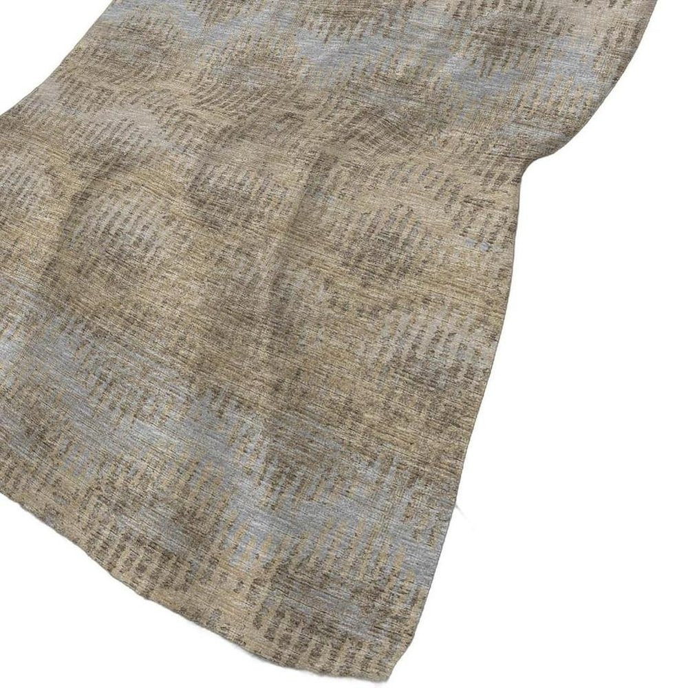 50" X 70" Chocolate And Beige Geometric Plush Throw Blanket HomeRoots