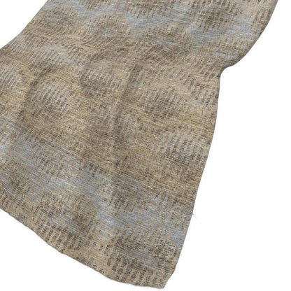 50" X 70" Chocolate And Beige Geometric Plush Throw Blanket HomeRoots