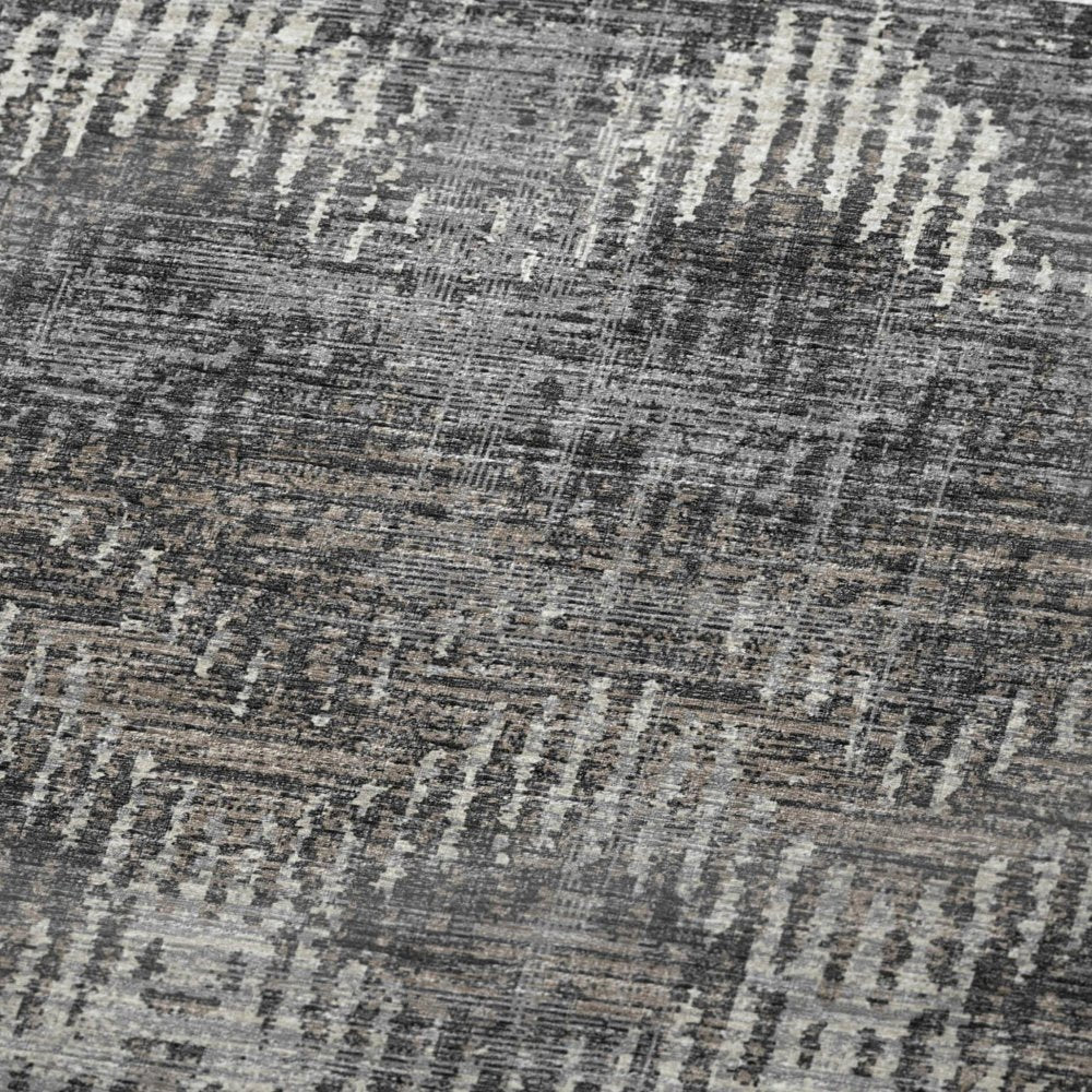 50" X 70" Charcoal And Gray Geometric Plush Throw Blanket HomeRoots