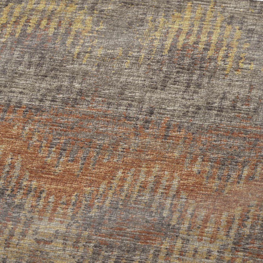 50" X 70" Orange Gold And Gray Geometric Plush Throw Blanket HomeRoots