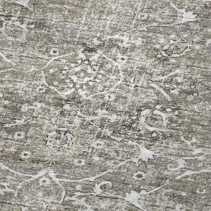 50" X 70" Gray And Charcoal Floral Plush Throw Blanket HomeRoots